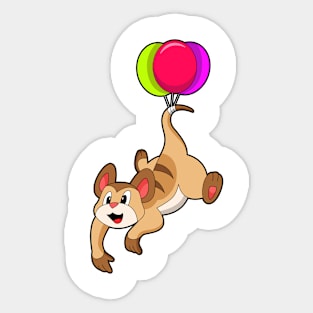 Meerkat with Balloon Sticker